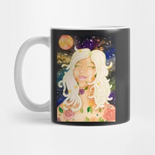 Virgo Astrological Sign Space Portrait Mug